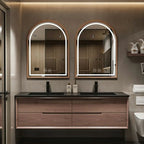 Custom Home Glow Arch LED Mirror