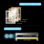 Mossy Irregular LED Mirror