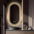 Custom Ellipse Oval LED Mirror