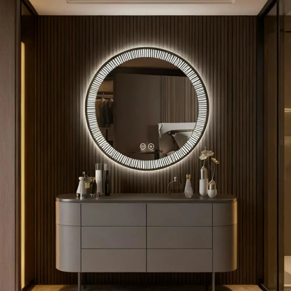 Custom HaloRise Round LED Mirror