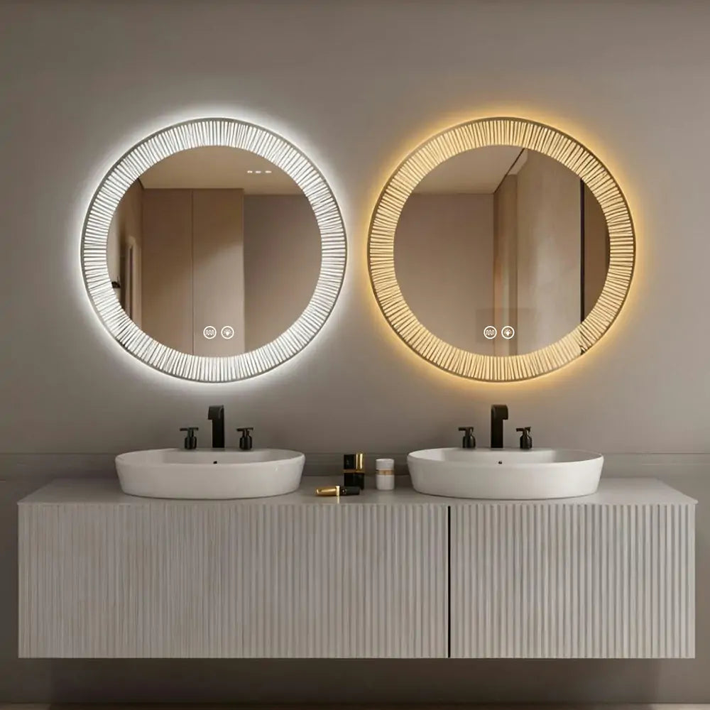 Custom HaloRise Round LED Mirror