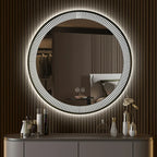 Custom HaloRise Round LED Mirror