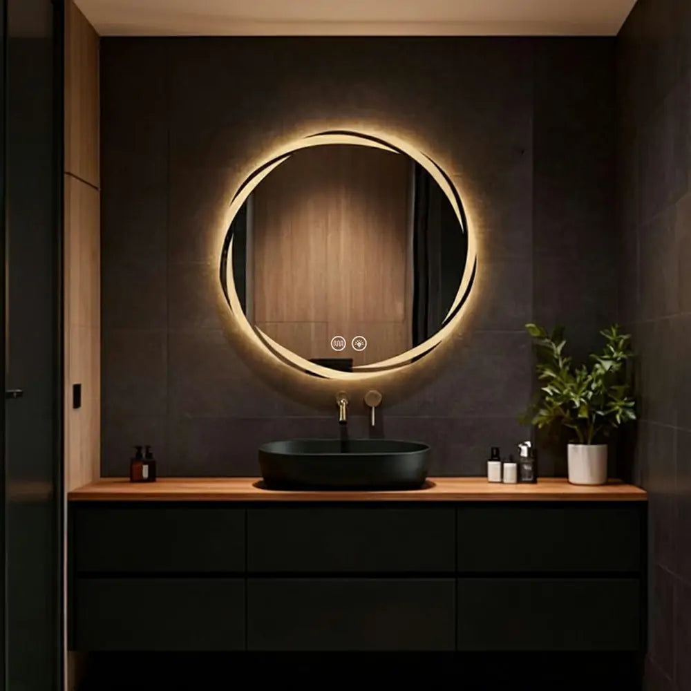Custom Radiance Round LED Mirror