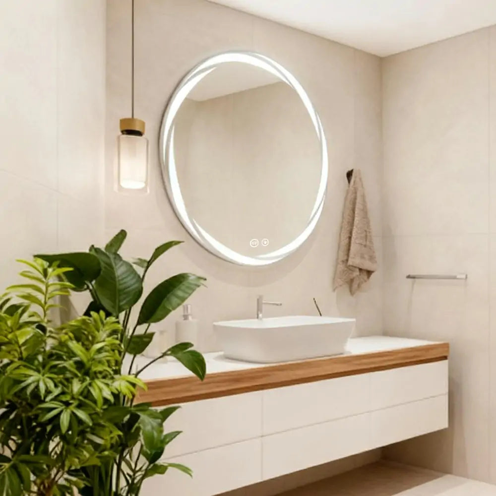 Custom Radiance Round LED Mirror